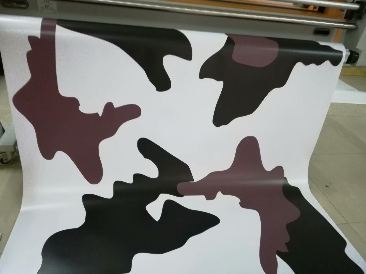 Large Camo VINYL Wrap Brown white grey Full Car Wrapping Camouflage Foil graphic with air free size 1.52 x 30m/Roll 5X98ft