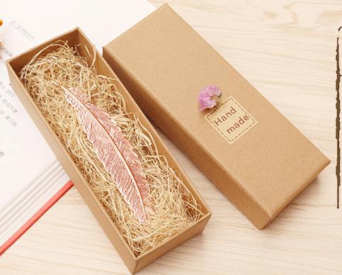 Real Image Wedding Mini Metal Gold Sliver Feather BookMarks 5 Style Wedding Supplies Book Marks Wedding Guest Gifts Support Mix Pls Remard
