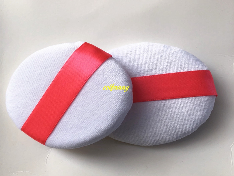 10pcs/lot Free shipping Beauty Cotton Cosmetic Puff Smooth Flawless Foundation Make Up Face Powder Puff