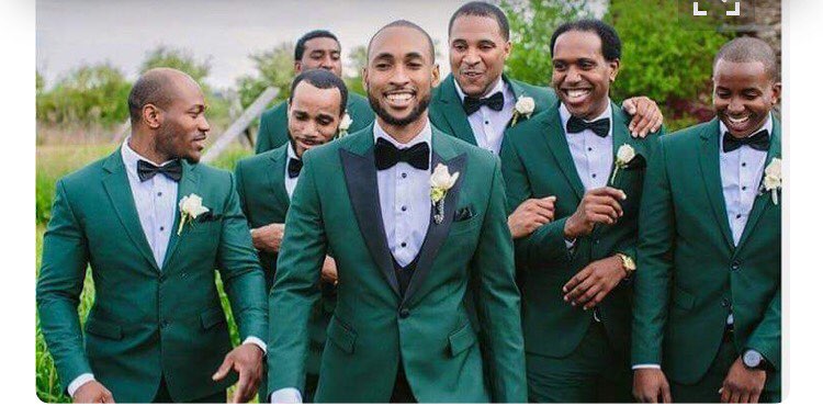 Newl Designe Two Button Green Groom Tuxedos Excellent Groomsmen Men Formal Suits Business Prom Suit Customize(Jacket+Pants+Tie)NO;49, Same as image
Newl Designe Two Button Green Groom Tuxedos Excellent Groomsmen Men Formal Suits Business Prom Suit Customize(Jacket+Pants+Tie)NO;49, Same as image