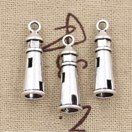 8pcs Charms hollow 3D lighthouse 25*8mm Antique Making pendant fit,Vintage Tibetan Silver,DIY bracelet necklace
8pcs Charms hollow 3D lighthouse 25*8mm Antique Making pendant fit,Vintage Tibetan Silver,DIY bracelet necklace