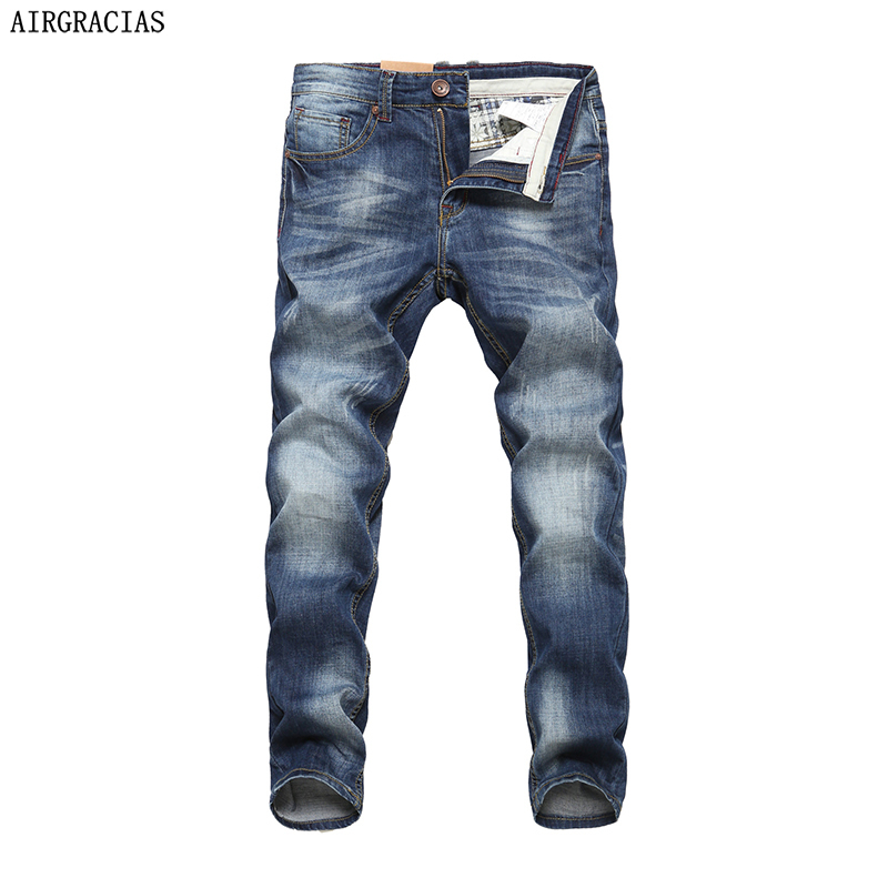 AIRGRACIAS Men Jeans Design Biker Jeans Strech Casual Jean For Men Hight Quality Cotton Male Long Trousers 32 33 34 36 38 40 D18102402, Blue
AIRGRACIAS Men Jeans Design Biker Jeans Strech Casual Jean For Men Hight Quality Cotton Male Long Trousers 32 33 34 36 38 40 D18102402, Blue