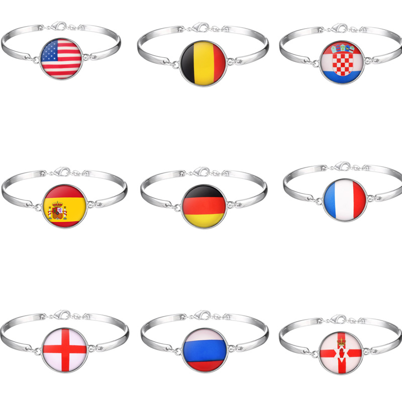 2018 European Football Championship 22 Countries Flag Silver Bangle Bracelets For Women Time Gemstone Soccer Football Fans Bangles Bracelets
2018 European Football Championship 22 Countries Flag Silver Bangle Bracelets For Women Time Gemstone Soccer Football Fans Bangles Bracelets
