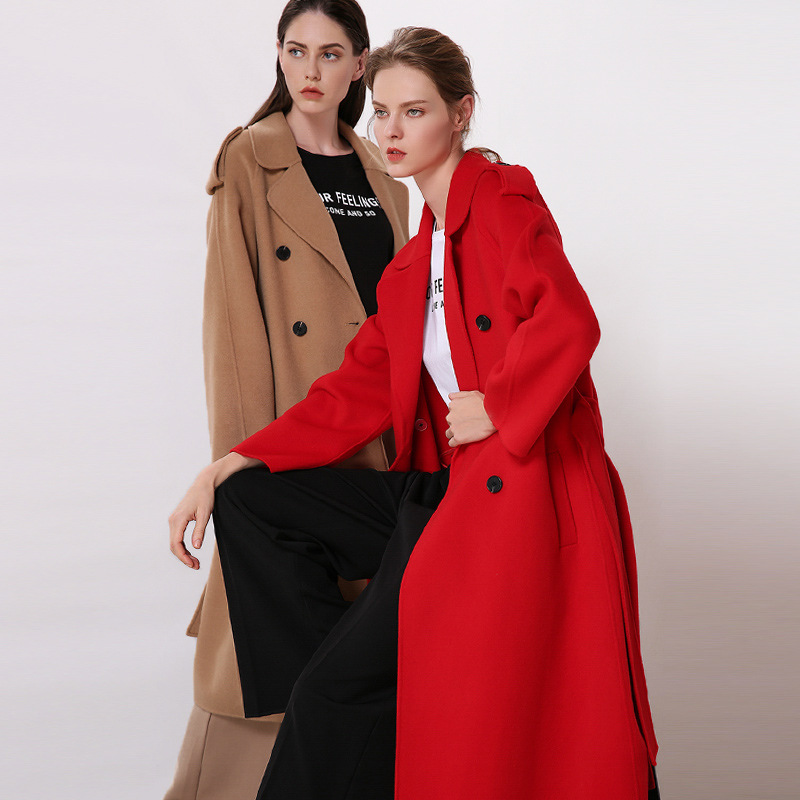 designer red camel cashmere wool coats with belt x-long women outerwear coats lapel neck women clothes, Same as pictures
designer red camel cashmere wool coats with belt x-long women outerwear coats lapel neck women clothes, Same as pictures