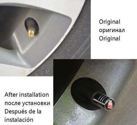 Car Styling Tire Valves Caps Stickers for A3 A4 A5 A7 Q3 Q5 AUDI A1 Q7 Accessories Car styling