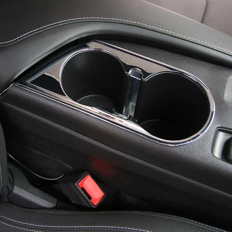 ABS Front Cup Holder Cover Decoration Accessories For Chevrolet Camaro Up Car Styling Interior Accessories