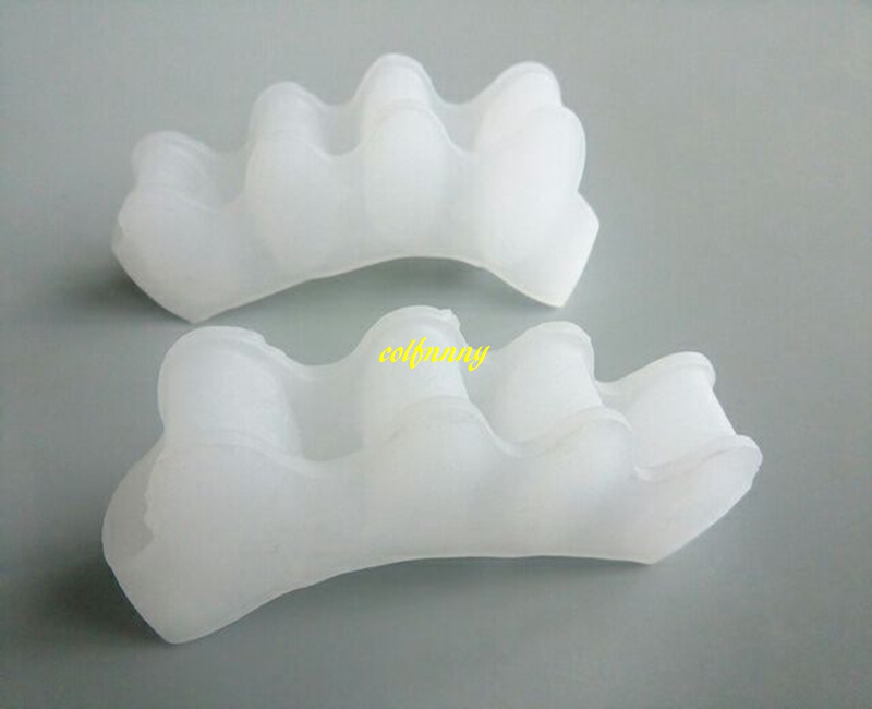 10pairs/lot Silicone Foot Care Gel Bunion Protector Toe Separators Straightener Spreader Correctors Hallux Valgus Correction