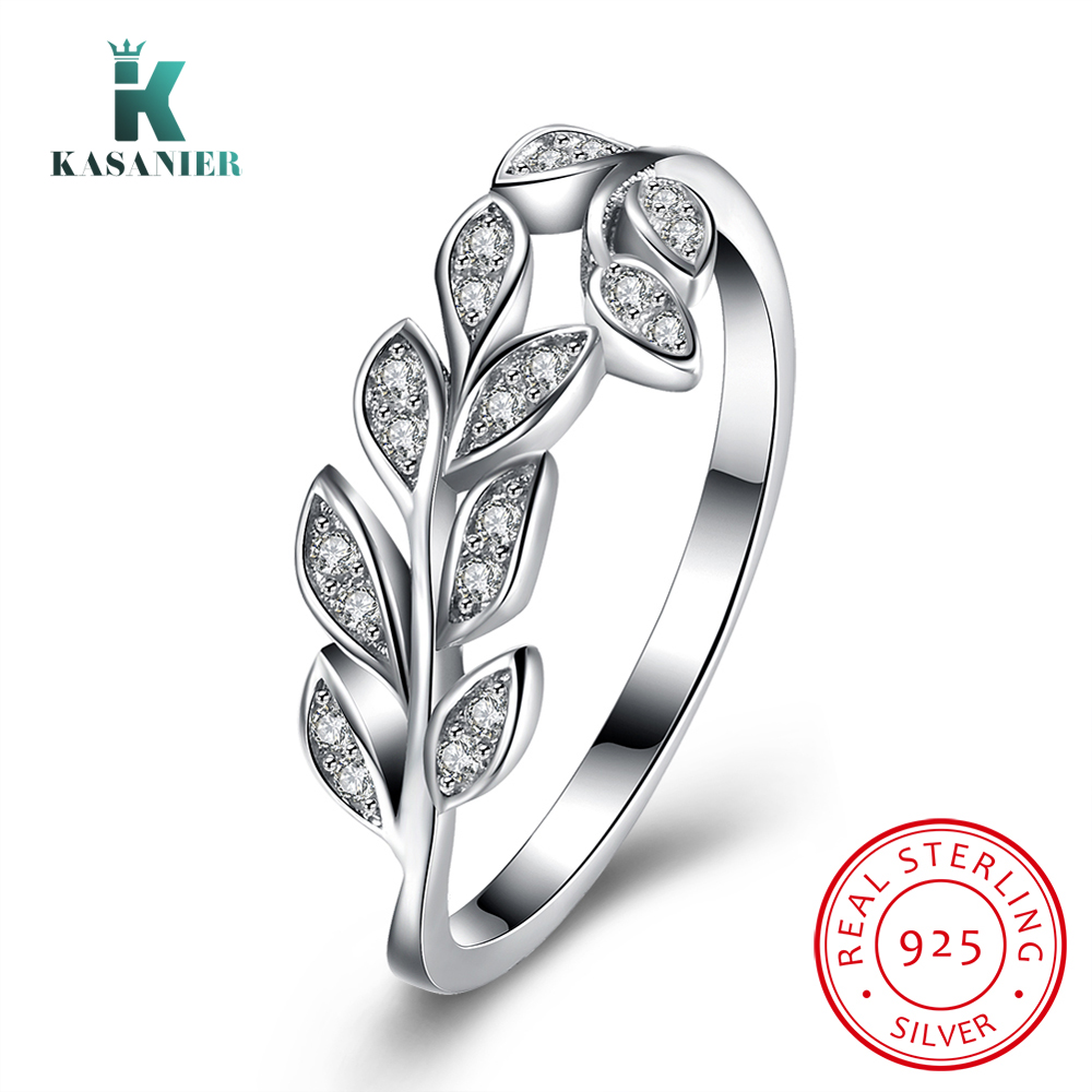KASANIER S925 Sterling Silver Beautiful Olive branch Zircon Rings for women jewelry Engagement Wedding for women jewelry gift
KASANIER S925 Sterling Silver Beautiful Olive branch Zircon Rings for women jewelry Engagement Wedding for women jewelry gift