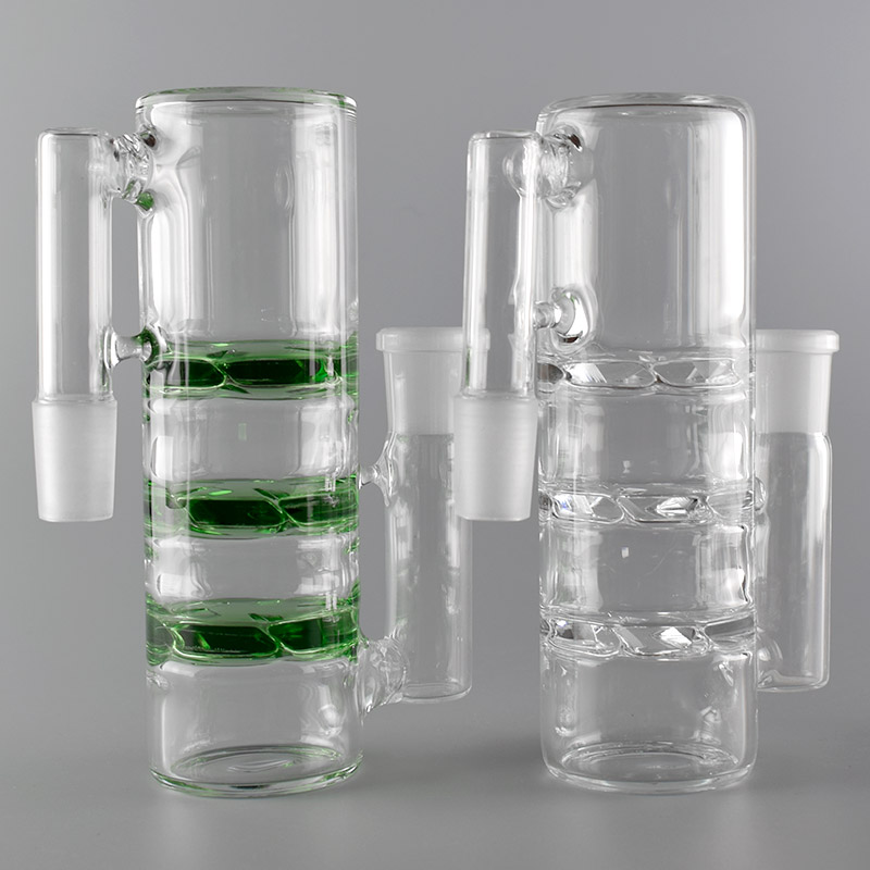 Pyrex Glass Ashcatcher 90 Degree Three Layer Filters Disc Ash Catcher for 18mm female joint Glass Bongs Accessory
Pyrex Glass Ashcatcher 90 Degree Three Layer Filters Disc Ash Catcher for 18mm female joint Glass Bongs Accessory