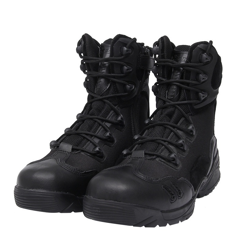Brand Men Military Army Boots Special Forces Tactical Desert Combat Boats Outdoor Hiking Shoes Cow Leather Snow Boots