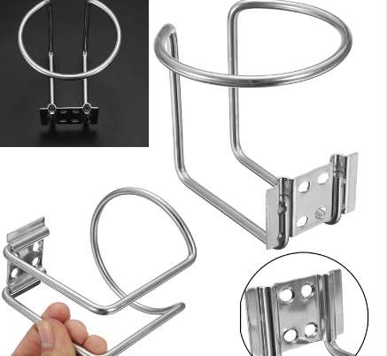 Universal Stainless Steel Boat Cup Ring Hook Water Drink Beverage Bottle Stand Holder For Marine Yacht Truck RV Car
Universal Stainless Steel Boat Cup Ring Hook Water Drink Beverage Bottle Stand Holder For Marine Yacht Truck RV Car