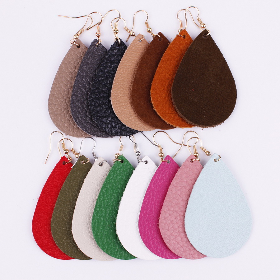 Hot Selling Bohemia Jewelry Fashion New Metallic Genuine Leather Teardrop Earrings Women 2018 Summer Statement Water Drop Leather Earrings, Silver
Hot Selling Bohemia Jewelry Fashion New Metallic Genuine Leather Teardrop Earrings Women 2018 Summer Statement Water Drop Leather Earrings, Silver