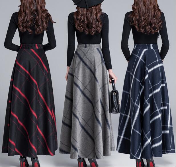 Winter Long Skirt Fashion Women's Clothing Thick Woolen Maxi Skirt Vintage High Waist Woolen A-Line Skirt, Army green
Winter Long Skirt Fashion Women's Clothing Thick Woolen Maxi Skirt Vintage High Waist Woolen A-Line Skirt, Army green