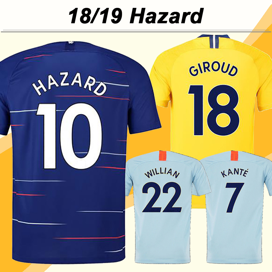 2018 19 HAZARD Soccer Jerseys GIROUD MORATA KANTE Home Away 3rd Mens Football Shirts Top Thailand WILLIAN PEDRO FABREGAS Short Uniforms
2018 19 HAZARD Soccer Jerseys GIROUD MORATA KANTE Home Away 3rd Mens Football Shirts Top Thailand WILLIAN PEDRO FABREGAS Short Uniforms