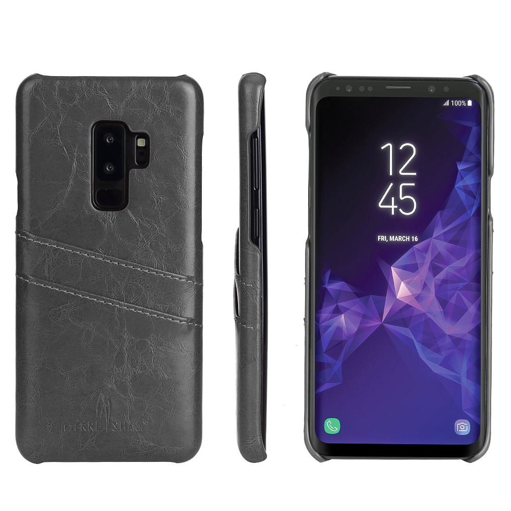 Vintage Leather Case For Samsung Galaxy S9 Plus Samsung S9 Wallet Card Case Luxury Back Cover Note 9 phone Accessories, Grey
Vintage Leather Case For Samsung Galaxy S9 Plus Samsung S9 Wallet Card Case Luxury Back Cover Note 9 phone Accessories, Grey