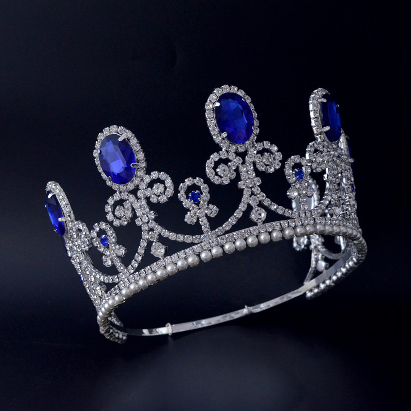 Crowns Tiaras Queen Royal Hair Jewelry Rhinestone Crystal Silver Blue Bridal Wedding Princess Headband Fashion Hairwear Accessories Mo083
Crowns Tiaras Queen Royal Hair Jewelry Rhinestone Crystal Silver Blue Bridal Wedding Princess Headband Fashion Hairwear Accessories Mo083