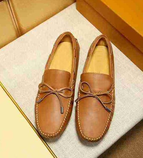 Brand New Mens Loafers Casual Walk Shoes Gommino Cow Leather Drive Dress Business Shoes Free Shipiping EU38-45