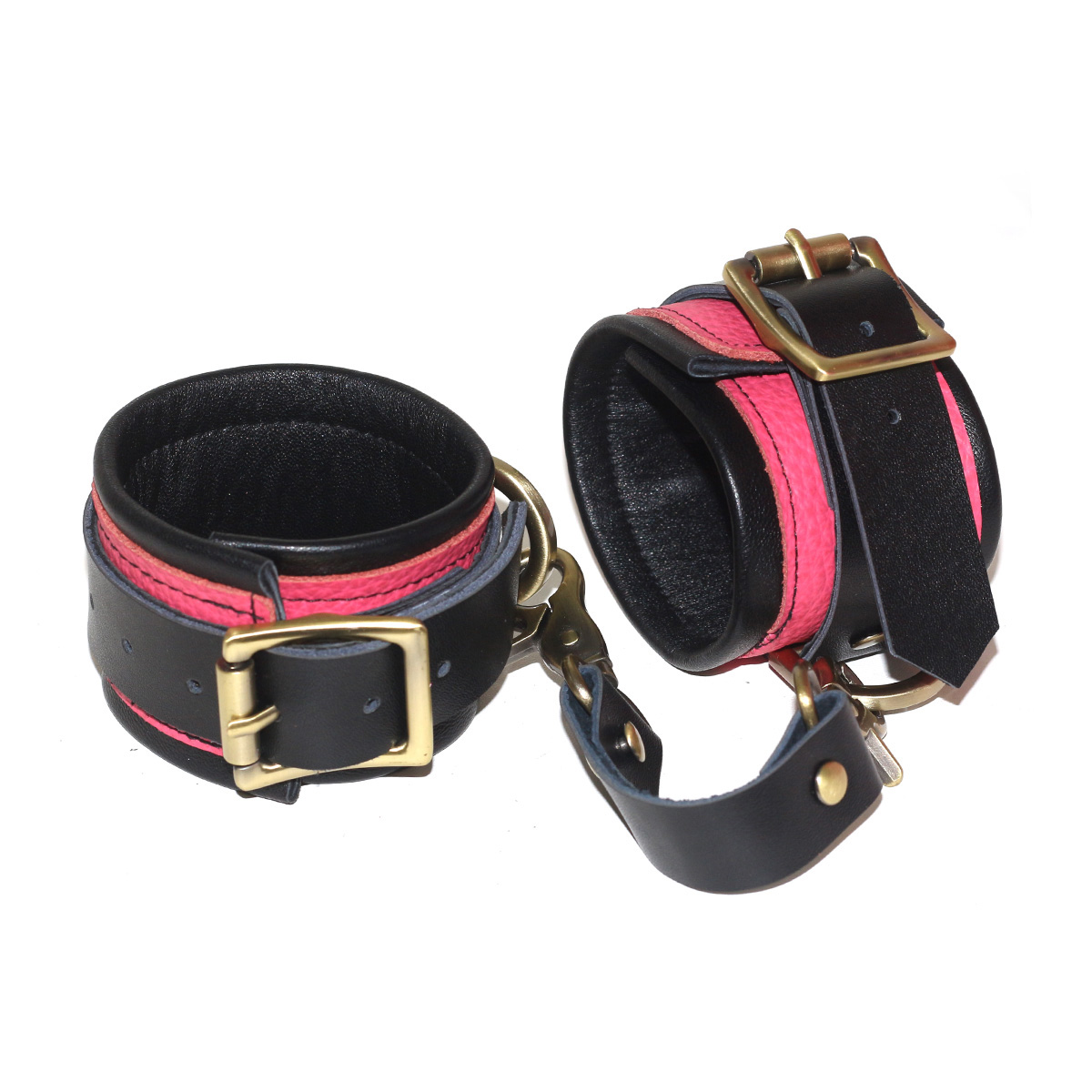 Nouveau rouge en cuir menottes cheville brassard Contraintes Bondage Sex Toys Pour femme hommes produits de sexe Outils Livraison gratuite