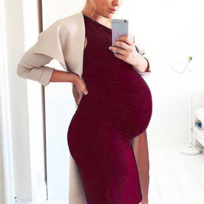 Maternity Dress 2020 Fashion Clothes Womens Pregnants O-Neck Sleeveless Nursing Maternity Dress Summer Pregnant Dress vestido