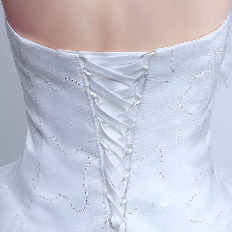 Summer Custom Made Plus Size Full Flowers Tull Wedding Dress 2016 vestido de noiva Princess Cheap Vintage Bridal Gown Dresses