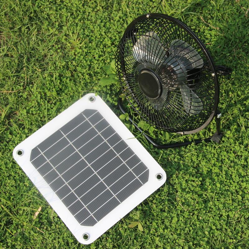 BUHESHUI 8Inch Cooling Ventilation Fan USB 5W 6V Mono Solar Powered Panel Iron Fan For Home Office Outdoor Traveling Fishing
BUHESHUI 8Inch Cooling Ventilation Fan USB 5W 6V Mono Solar Powered Panel Iron Fan For Home Office Outdoor Traveling Fishing