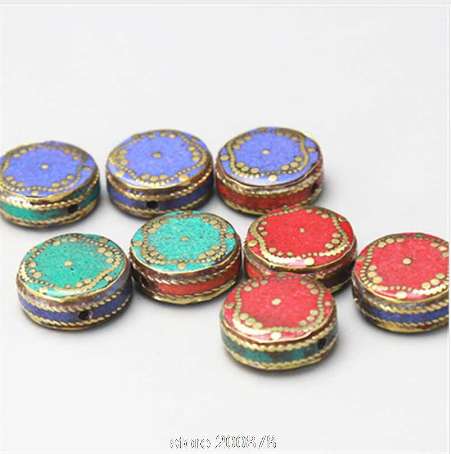 NBB520 Nepal hand metal beads 21*9mm Tibetan Stone Oblate Charms Bead 10pcs lot wholesale Nepalese Loose Beads
NBB520 Nepal hand metal beads 21*9mm Tibetan Stone Oblate Charms Bead 10pcs lot wholesale Nepalese Loose Beads