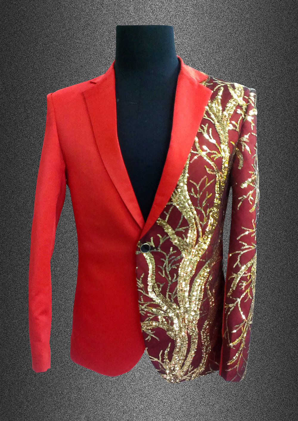 Men fashion jacket singer dancer wear Custom male sequins stage blazer prom party outfit coat bar star concert costumes nightclub Costume