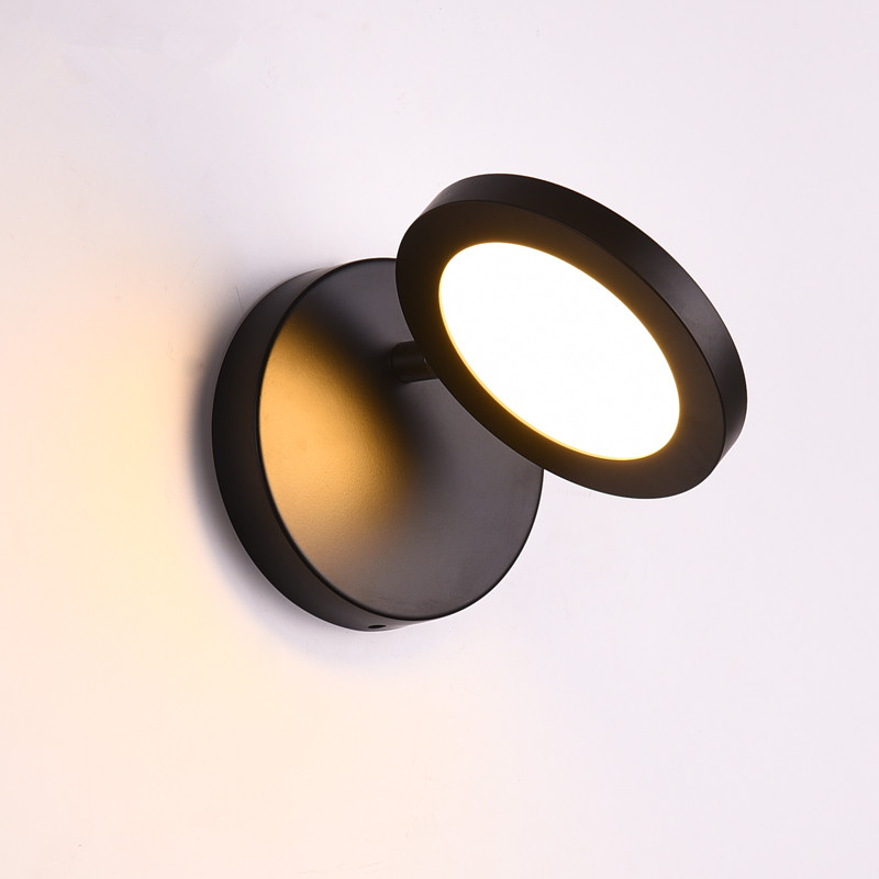 Round Rotary LED Wall Light Modern Bedroom Bedside Sconce Stair Aisle Light Living Room Black White Wall Lamps
Round Rotary LED Wall Light Modern Bedroom Bedside Sconce Stair Aisle Light Living Room Black White Wall Lamps