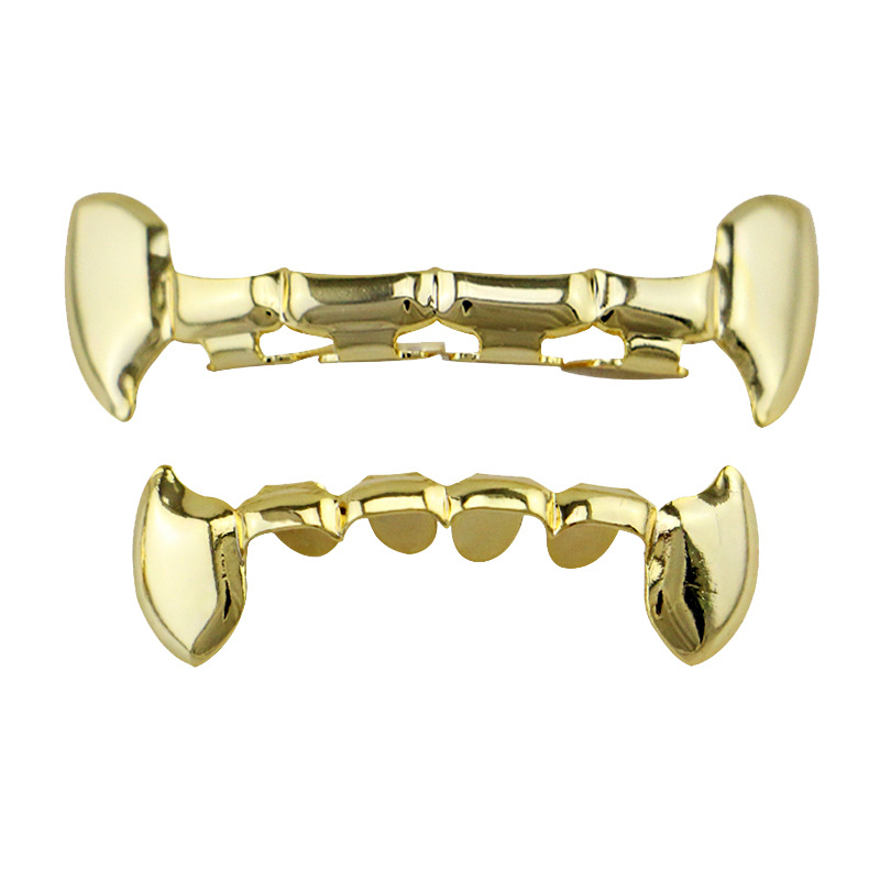 Hot Hiphop Explosion Grills Set Gold Silver Black Color Crown Half Teeth Bloodsucker Dental Grills Top Bottom False Tooth Grill
Hot Hiphop Explosion Grills Set Gold Silver Black Color Crown Half Teeth Bloodsucker Dental Grills Top Bottom False Tooth Grill