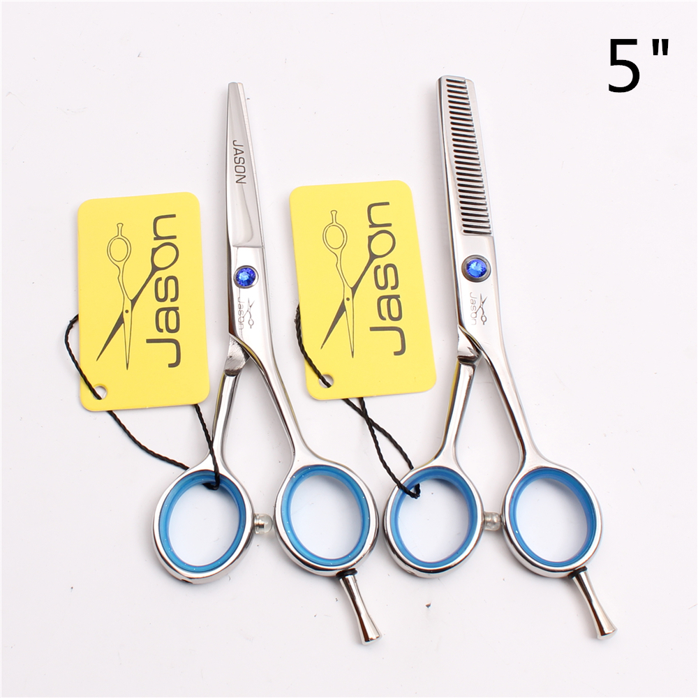 5" 14cm JP 440C Brand Jason High Quality Barber's Hairdressing Shears Cutting Thinning Scissors Human Hair Scissors Salon Style Tools J1117
5" 14cm JP 440C Brand Jason High Quality Barber's Hairdressing Shears Cutting Thinning Scissors Human Hair Scissors Salon Style Tools J1117