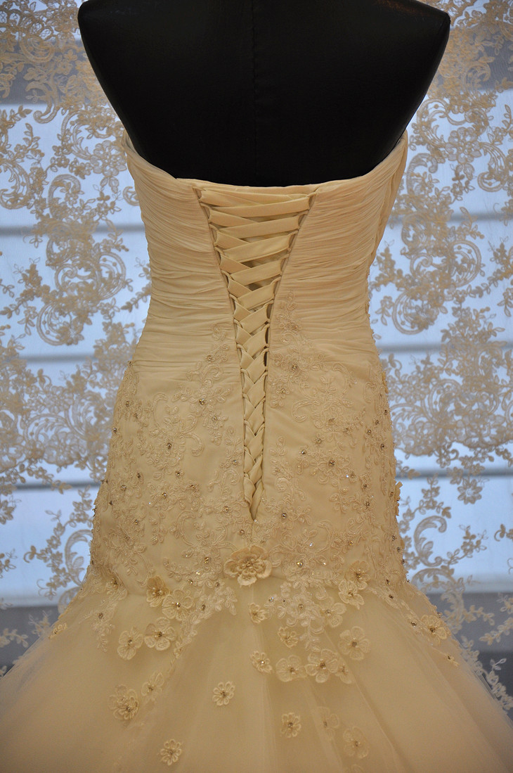 Vestido De Noiva Sereia Wedding Dresses With Applique Sleeveless Backless Mermaid Wedding Gowns Cheap Long Bridal Dresses HY4175