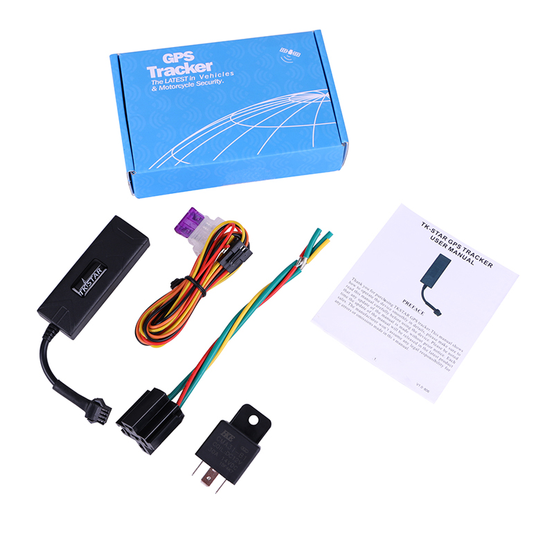 Mini Car GPS Tracker Motorcycle GSM Locator TK806 Realtime ACC Alert DC10V-80V Remotely Cut Engine With Free Tracking Platform
