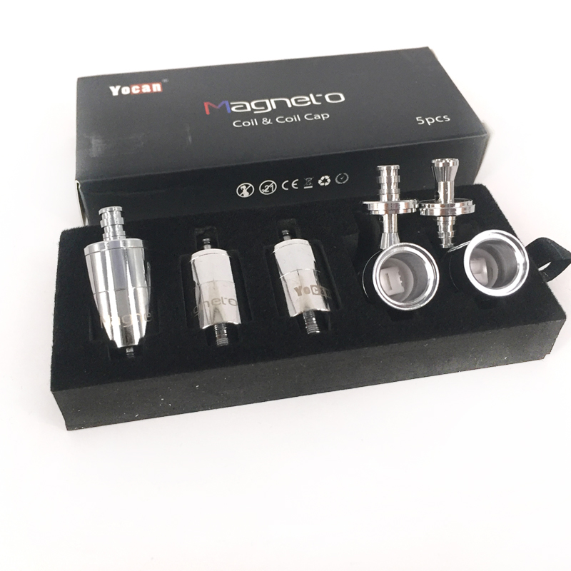 Wholesale- 5pcs/lot Original Yocan Magneto Coil Ceramic Replacement coil Wax Head with Magnetic Cap Dab Tool Fit Magnetic Wap Kit
Wholesale- 5pcs/lot Original Yocan Magneto Coil Ceramic Replacement coil Wax Head with Magnetic Cap Dab Tool Fit Magnetic Wap Kit