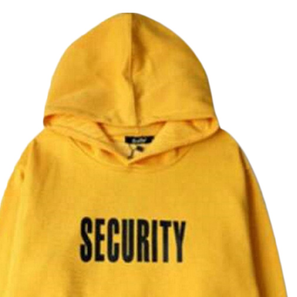 Autumn Men Thick Hoodie Sweatshirt Streetwear Hip Male Casual Tracksuit Long Sleeve Yellow Hooded Pullovers 2018