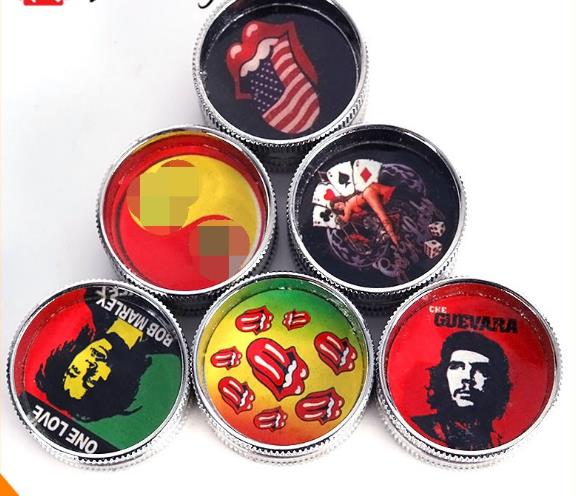 Two Layer Metal Grinder Alloy Smoke Grinder