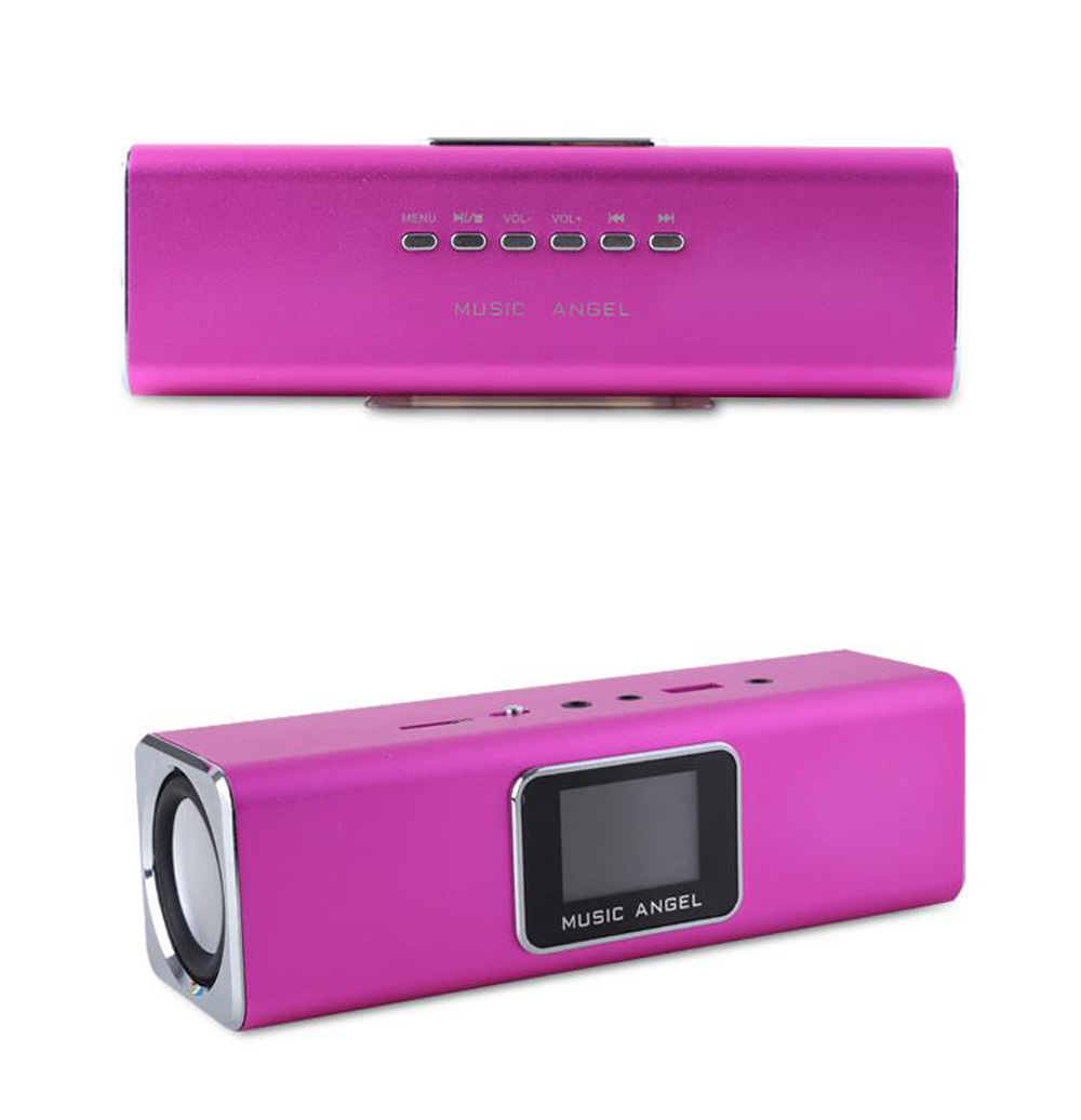 Portable Speakers Original New MUSIC ANGEL JH-MAUK5B LCD Screen Active o FM USB Portable Mini Speaker with SD/TF329I