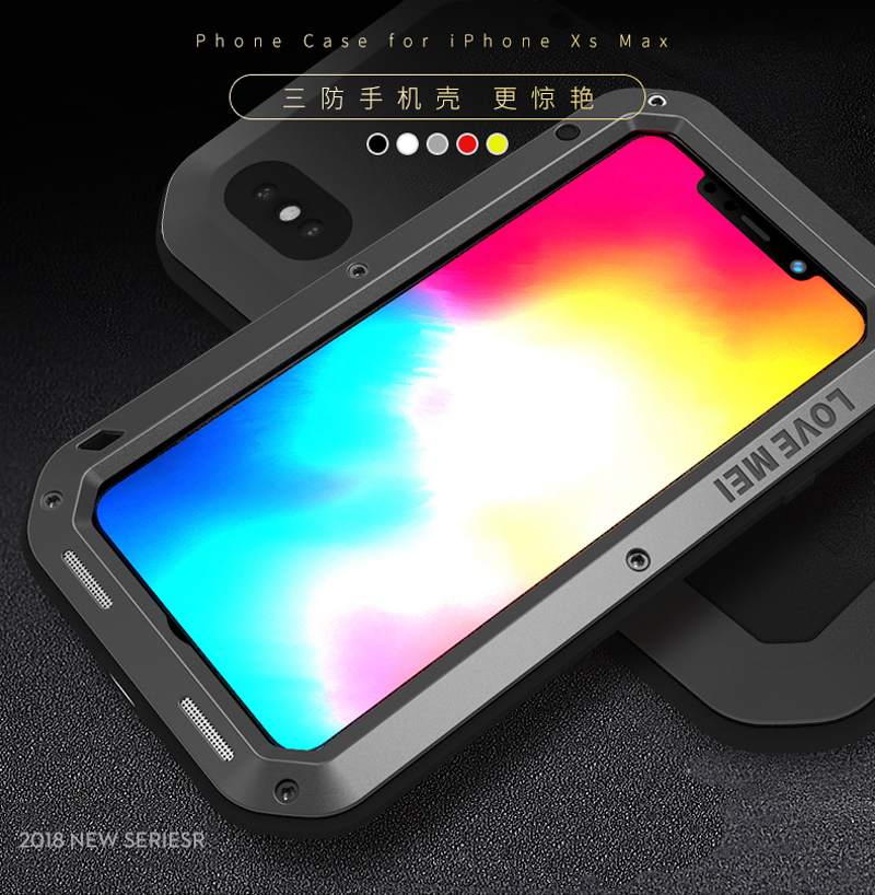 LOVE MEI Powerful Cover For iphone XR Case Metal Aluminum Casing iphoneXs Max Case Heavy Duty Protection Cases For iphone XS Capa
LOVE MEI Powerful Cover For iphone XR Case Metal Aluminum Casing iphoneXs Max Case Heavy Duty Protection Cases For iphone XS Capa