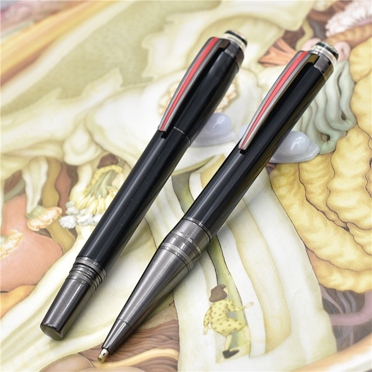 Luxury Flat crystal series rare Black and Gray resin roller ball pen with PVD-plated brushed surfaces clip brand writing Ballpoint pens
Luxury Flat crystal series rare Black and Gray resin roller ball pen with PVD-plated brushed surfaces clip brand writing Ballpoint pens
