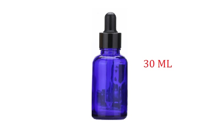 Blue Glass Liquid Reagent Pipette Bottles Eye Dropper Aromatherapy 5ml-100ml Essential Oils Perfumes bottles wholesale free DHL