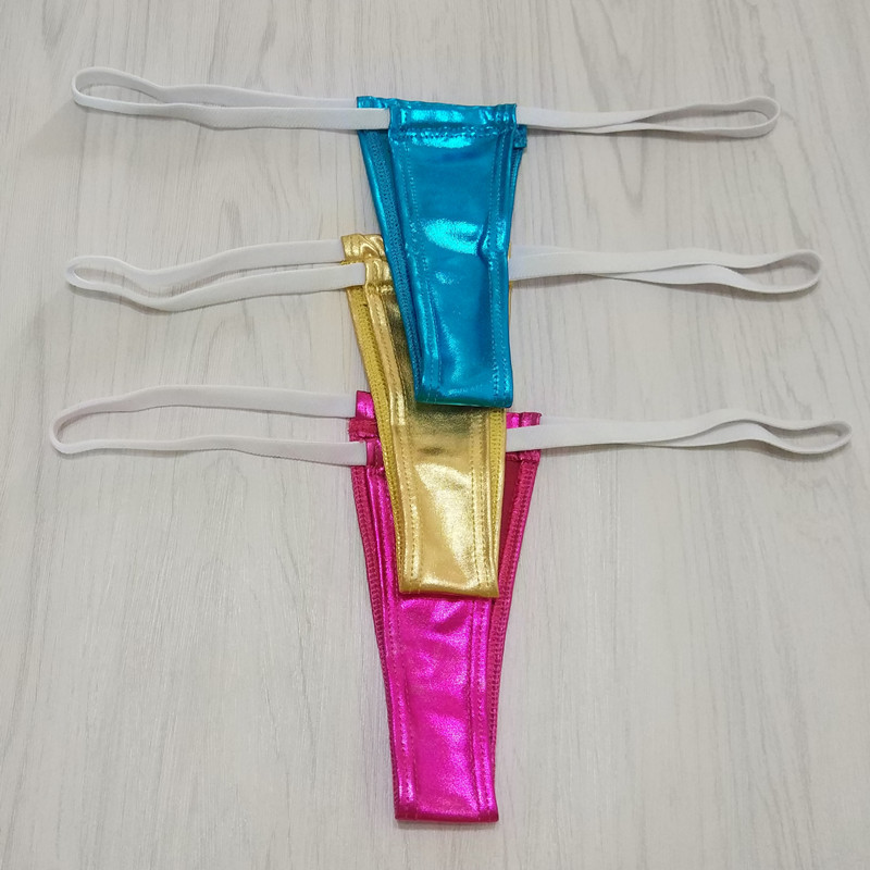 Extreme Hot Teardrop Mini Micro Bikini Swimwear Set Sexy Women Gilding Bathingsuit Beachwear Exotic Lingerie Underwear Plus Size S18101509