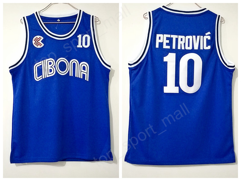 College 10 Drazen Petrovic Jersey Men Basketball University Cibona Zagreb Jerseys Team Blue Sport Top Quality On
College 10 Drazen Petrovic Jersey Men Basketball University Cibona Zagreb Jerseys Team Blue Sport Top Quality On