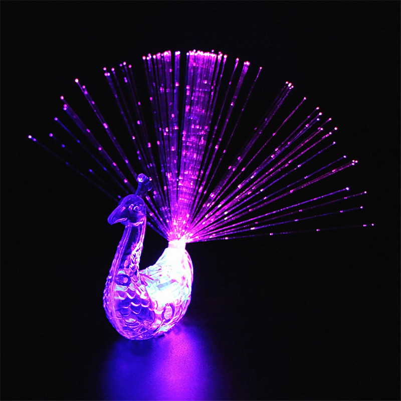 

Led Fingers Toys Novelty Items Party Favors Fashion Cheaper Peacocks Flashing Ring For Kids Promotional Event Gifts Lighted Childrens Toy