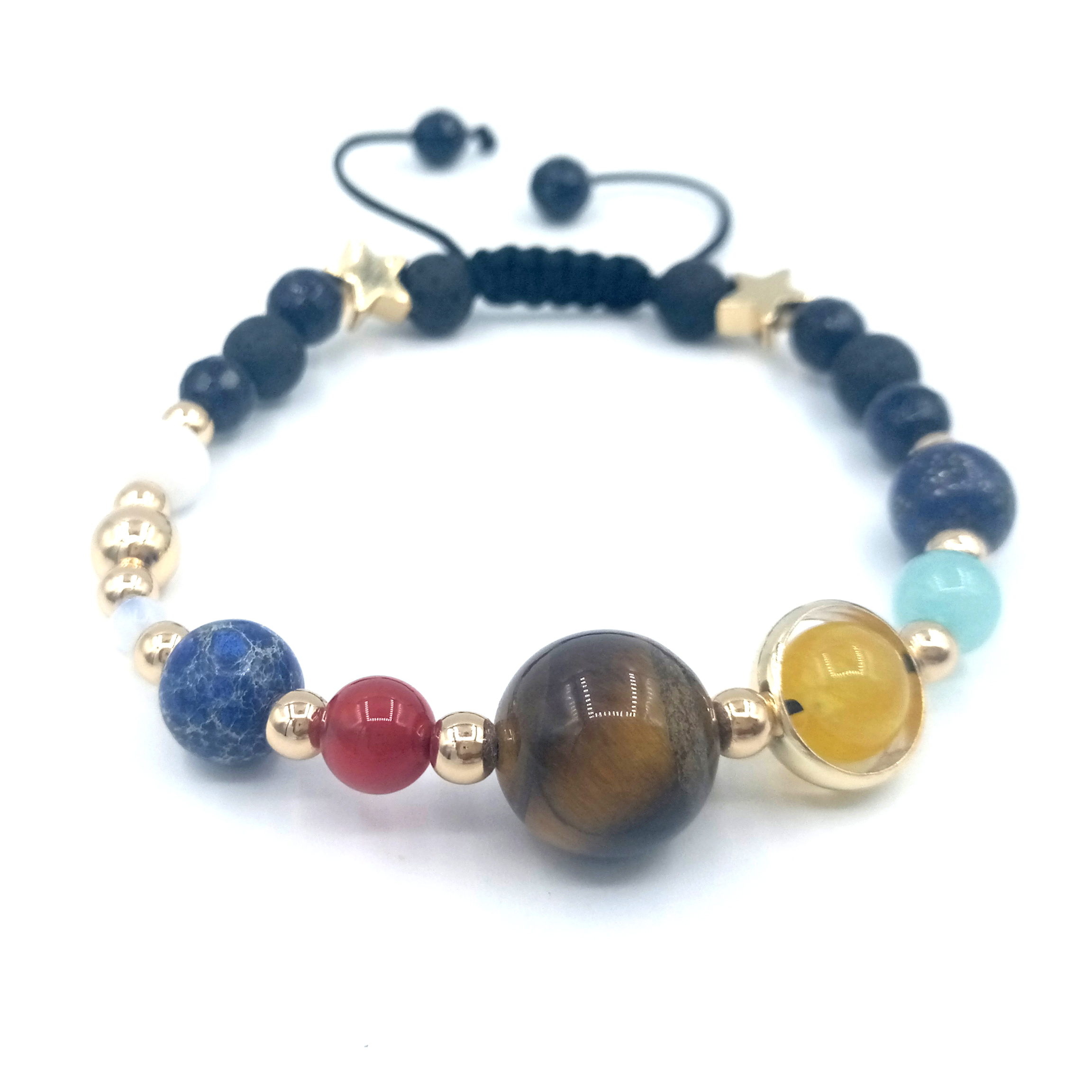 JLN Fashion Universe Galaxy Bracelet Good Plating Eight Planets Solar System Guardian Star Natural Stone Bracelet for Women Men
JLN Fashion Universe Galaxy Bracelet Good Plating Eight Planets Solar System Guardian Star Natural Stone Bracelet for Women Men