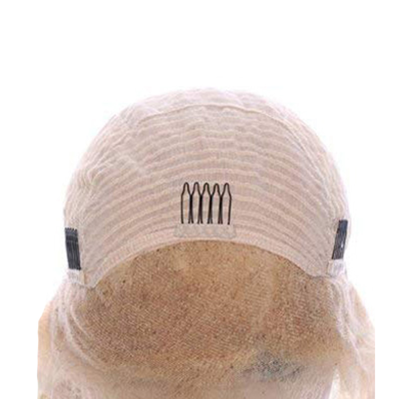 Malaysian 100% Human Hair 13X4 Lace Front Wig 613# Blonde Color 4X4 Lace Closure Wigs Silky Straight Free Part 150% Density 30inch 32inch 34inch