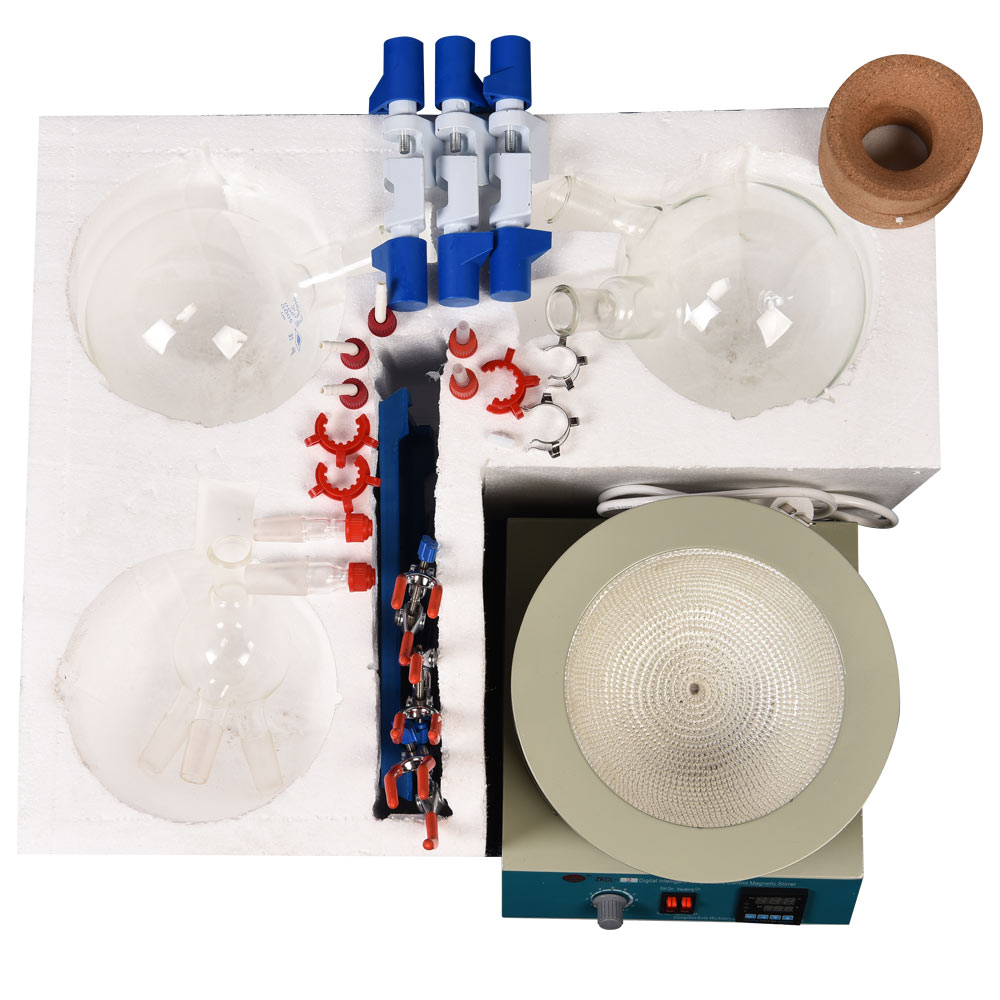 ZOIBKD Lab Supply Equipment 2L Short Path Distillation Includes Vacuum Pumps kit
