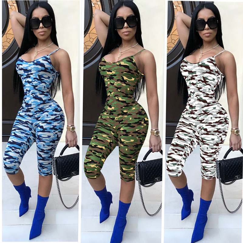 Jumpsuit For Womens 2018 Sexy Rompers Bodysuit Tights Camouflag Bodycon Short Pants Sleeveless Tank Sporting Clothing Feminino Playsuits, Orange
Jumpsuit For Womens 2018 Sexy Rompers Bodysuit Tights Camouflag Bodycon Short Pants Sleeveless Tank Sporting Clothing Feminino Playsuits, Orange