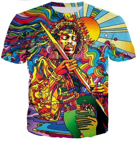 Summer Style Newest Fashion Mens/Womens Hippie Musician Funny 3D Print Casual T-Shirt ABCQ00175, Multicolor
Summer Style Newest Fashion Mens/Womens Hippie Musician Funny 3D Print Casual T-Shirt ABCQ00175, Multicolor