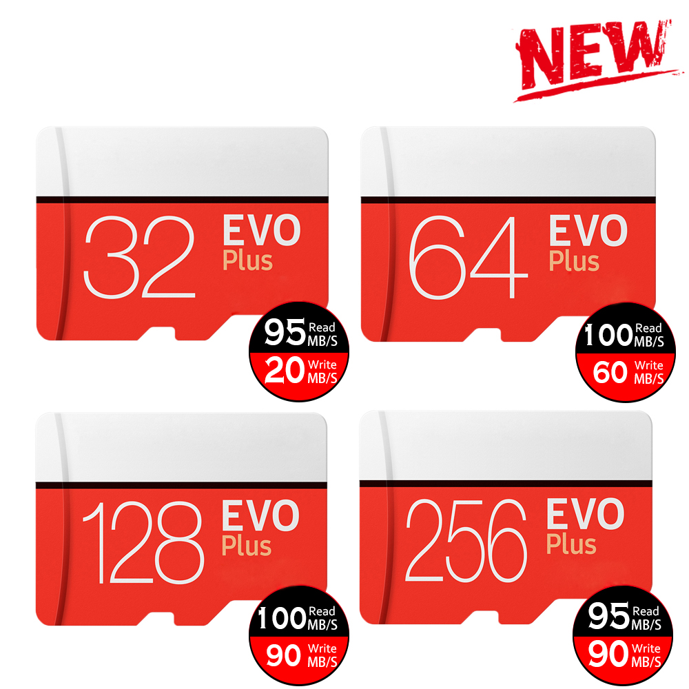 256GB 128GB 64GB 32GB Black VS White EVO PLUS TF Flash Card 90MB/s 80MB/s High Speed Class 10 Fast for Cameras Smart Phones Tablet PC
256GB 128GB 64GB 32GB Black VS White EVO PLUS TF Flash Card 90MB/s 80MB/s High Speed Class 10 Fast for Cameras Smart Phones Tablet PC