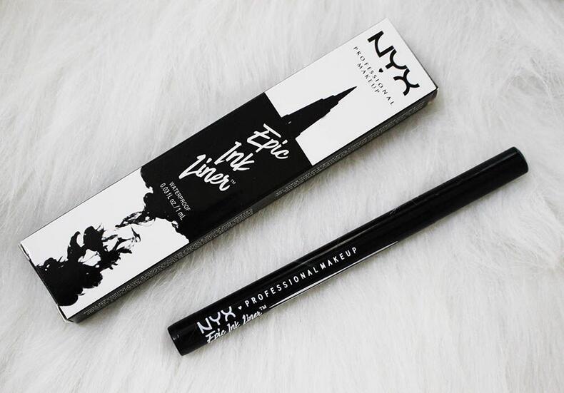 

Brand NYX Epic Ink Eyeliner NYX Liquid Black Color Eyeliner Pencil Headed Makeup Waterproof Cosmetics Long Lasting Eyeliner, Single color