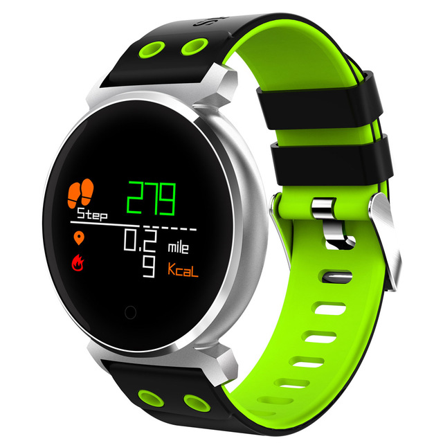 Bluetooth Smart Watch IP68 Waterproof Color OLED Bracelet Blood Oxygen Blood Pressure Heart Rate Monitor Smart Wristwatch For IOS Android